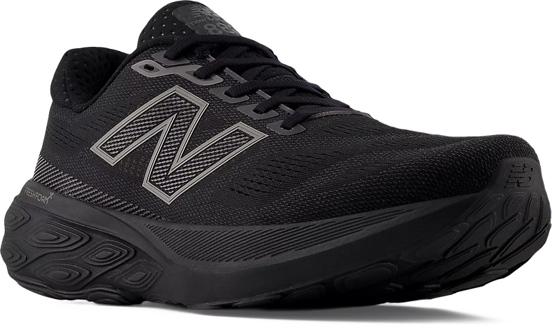 Men's New Balance Footwear in Black/ Castlerock/ Silver Metallic. Sku: M880GB15-2E