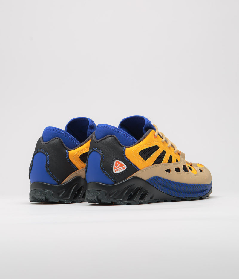 Nike ACG Air Exploraid Shoes in Hyper Royal and Safety Orange and Laser Orange