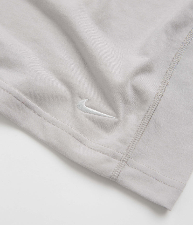 Nike ACG Goat Rocks Long Sleeve T-Shirt in Light Iron Ore and Summit White