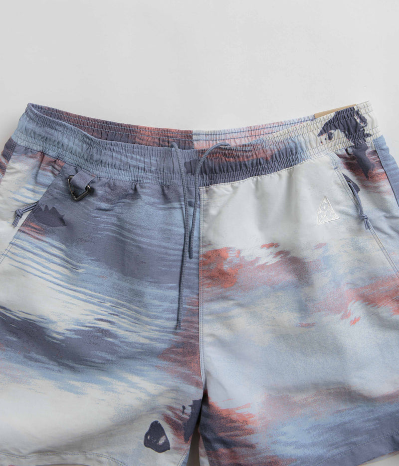 Nike ACG Reservoir Goat Shorts in Ashen Slate and Light Armory Blue / Summit White