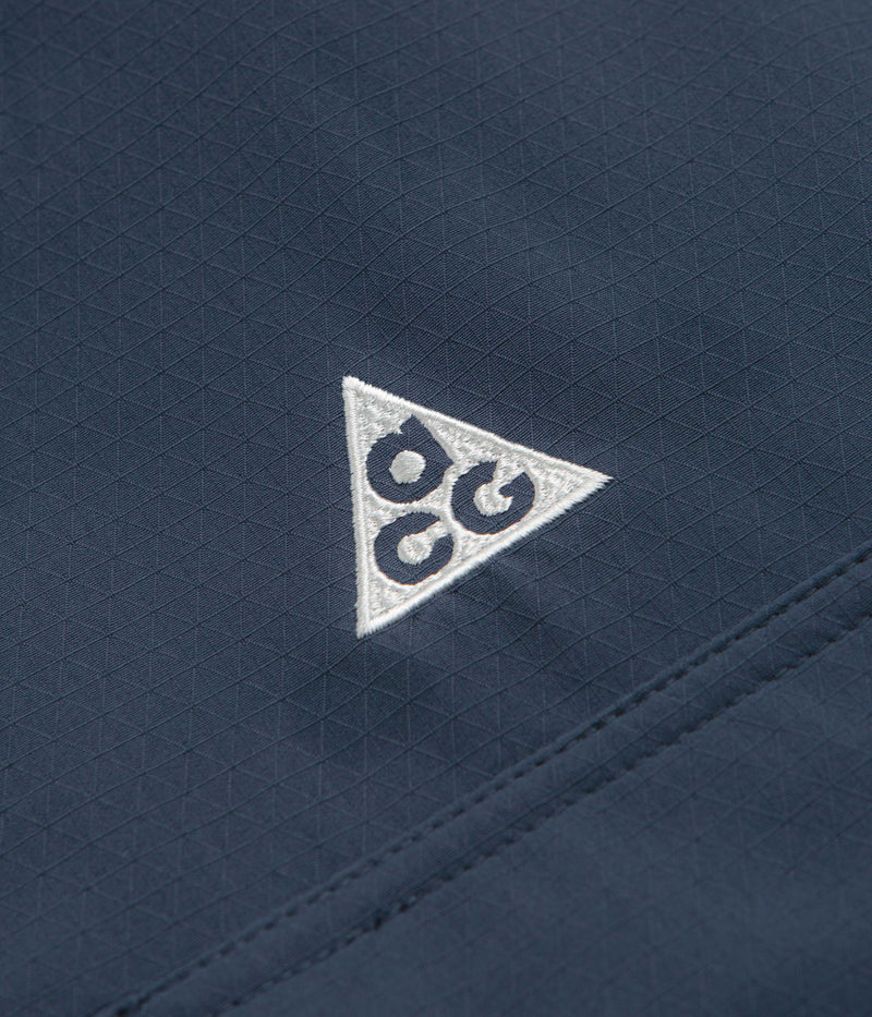 Nike ACG UV Devastation Trail Shirt in Thunder Blue and Summit White