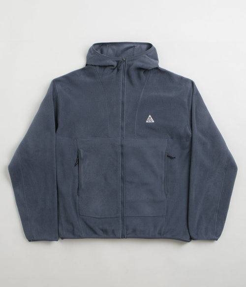Nike ACG Wolf Tree Full Zip Hoodie in Thunder Blue and Daybreak / Summit White