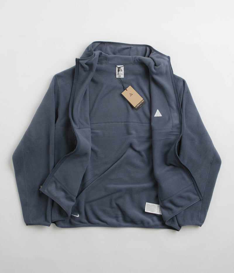 Nike ACG Wolf Tree Full Zip Hoodie in Thunder Blue and Daybreak / Summit White