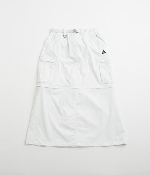 Nike ACG Womens Smith Summit Zip-Off Skirt in Summit White and Black
