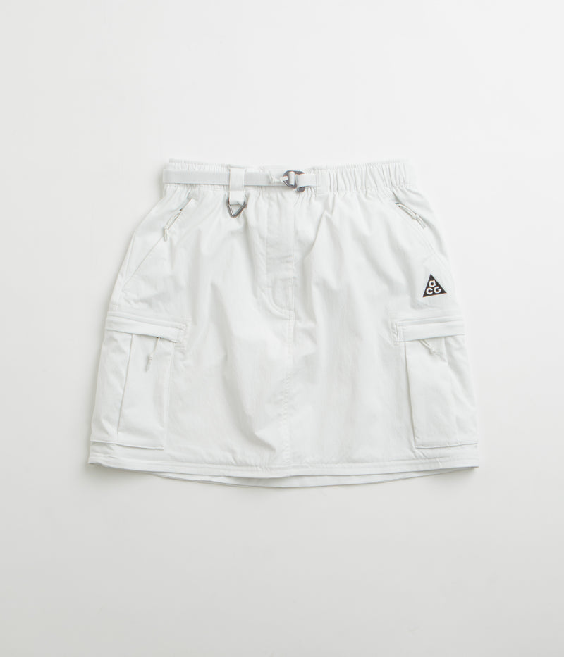 Nike ACG Womens Smith Summit Zip-Off Skirt in Summit White and Black