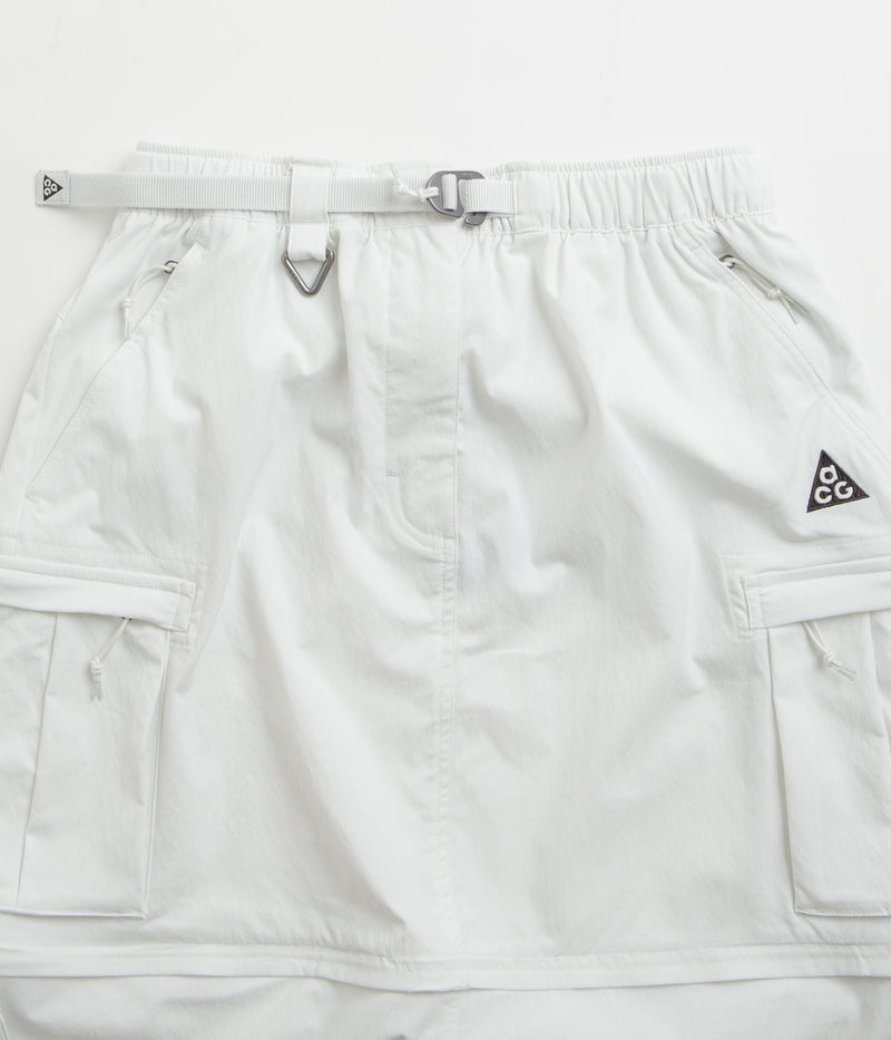 Nike ACG Womens Smith Summit Zip-Off Skirt in Summit White and Black