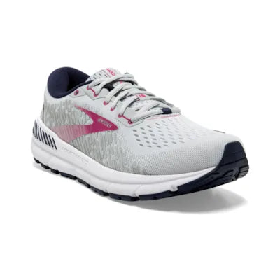 Women's Brooks Addiction GTS 15 Wide in Oyster/ Peacock/ Lilac. Sku: 120352-1D054