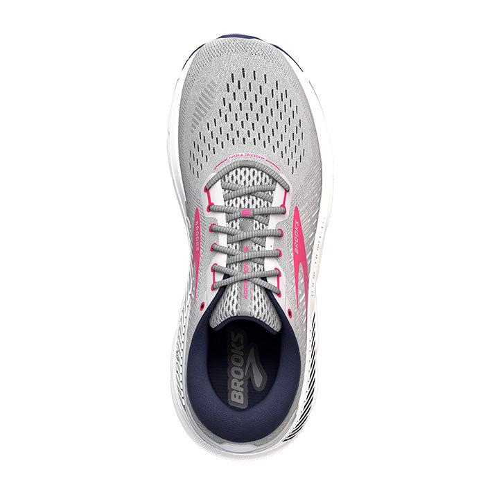 Women's Brooks Addiction GTS 15 Wide in Oyster/ Peacock/ Lilac. Sku: 120352-1D054