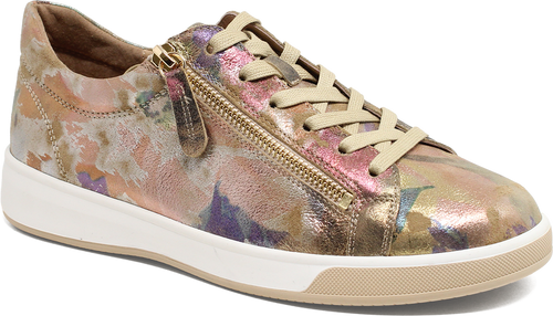 Quarter turn view Women's Ziera Footwear style name Aitor Xf in color VANILLA BL. Sku: ZR11180MG5LE