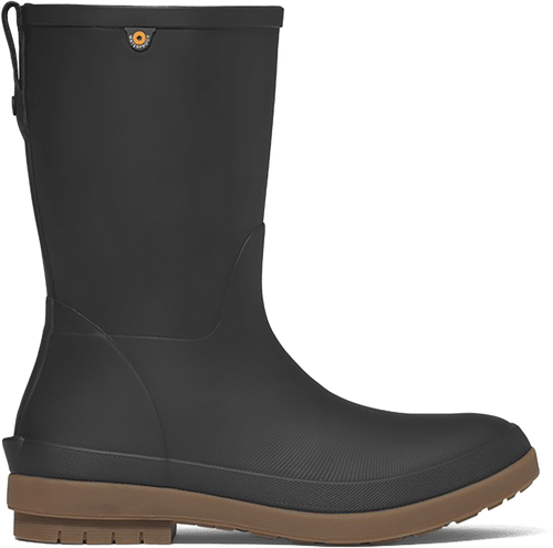 Quarter turn view Women's Bogs Footwear style name Amanda II Mid in color BLACK. Sku: 73294-001