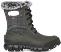 Quarter turn view Women's Bogs Footwear style name Arcata Plaid in color CEMENT MLT. Sku: 73435-054