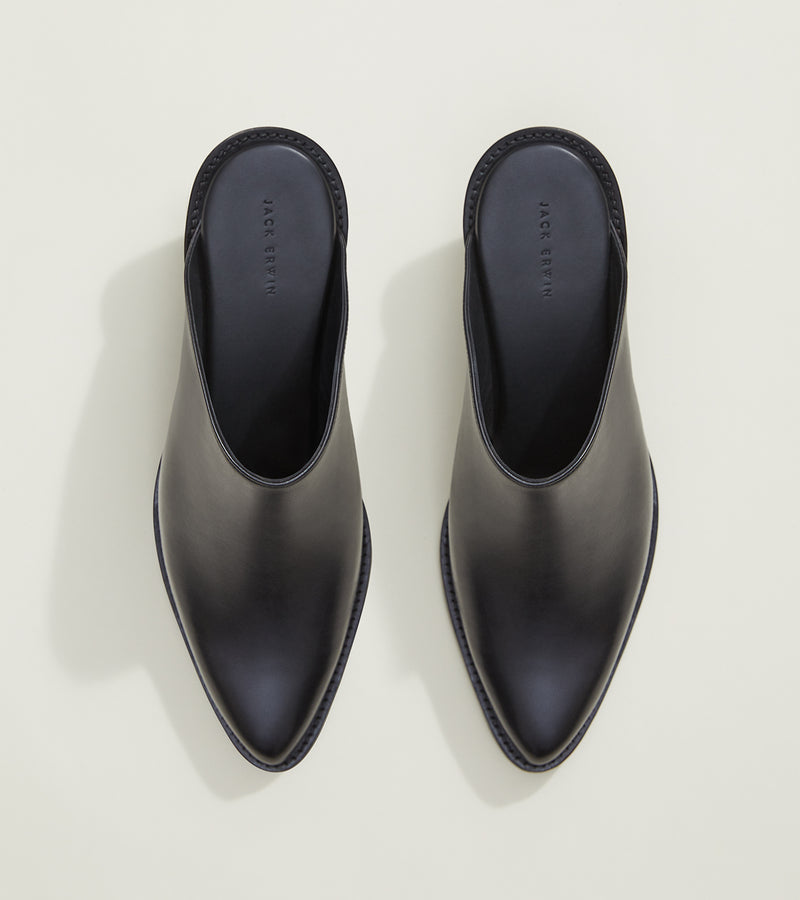 Black Nappa Leather