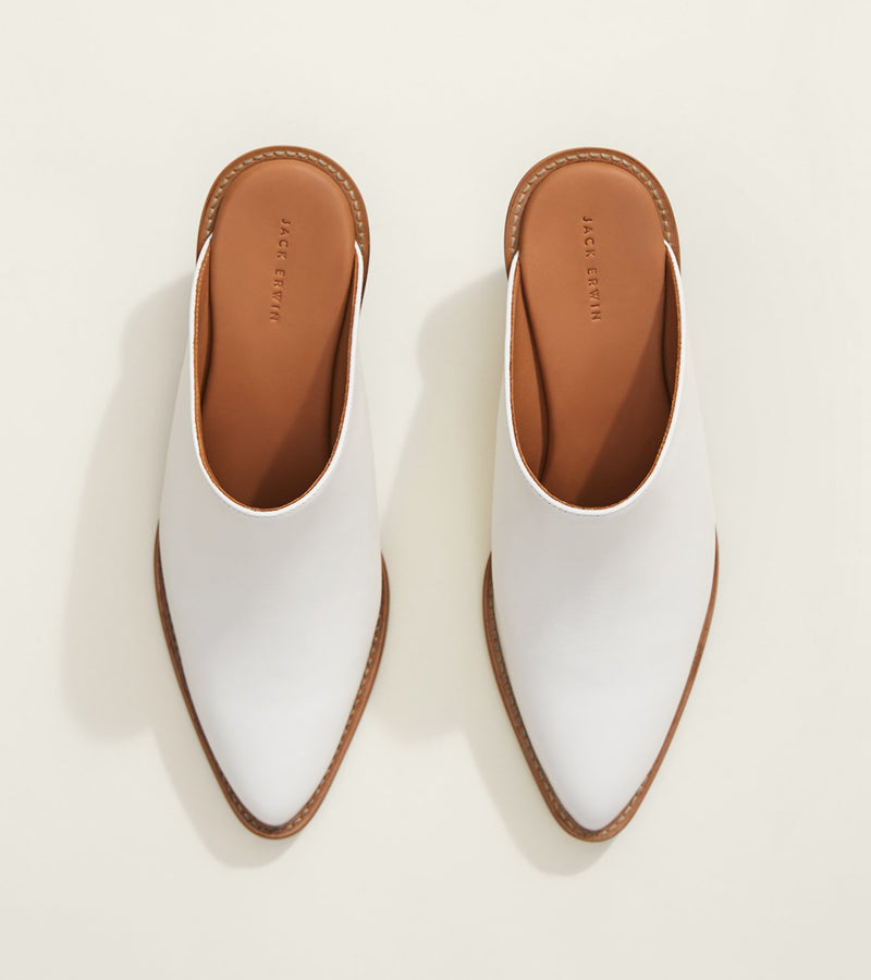 Ivory Nappa Leather
