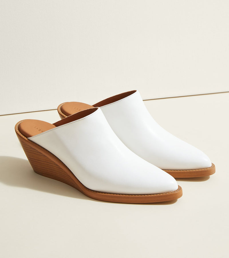 Ivory Nappa Leather