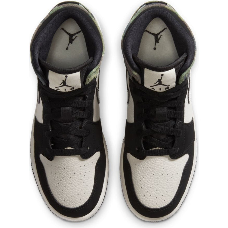 Big Kids' Air Jordan 1 Mid SE "Camo"