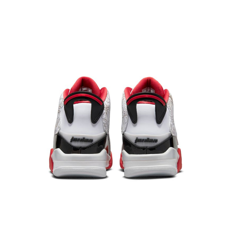 Big Kids' Air Jordan Dub Zero "White Varsity Red"