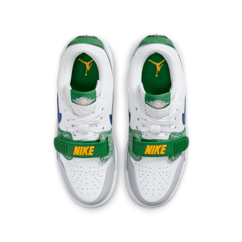 Big Kids' Air Jordan Legacy 312 Low "White Pine Industrial Blue"