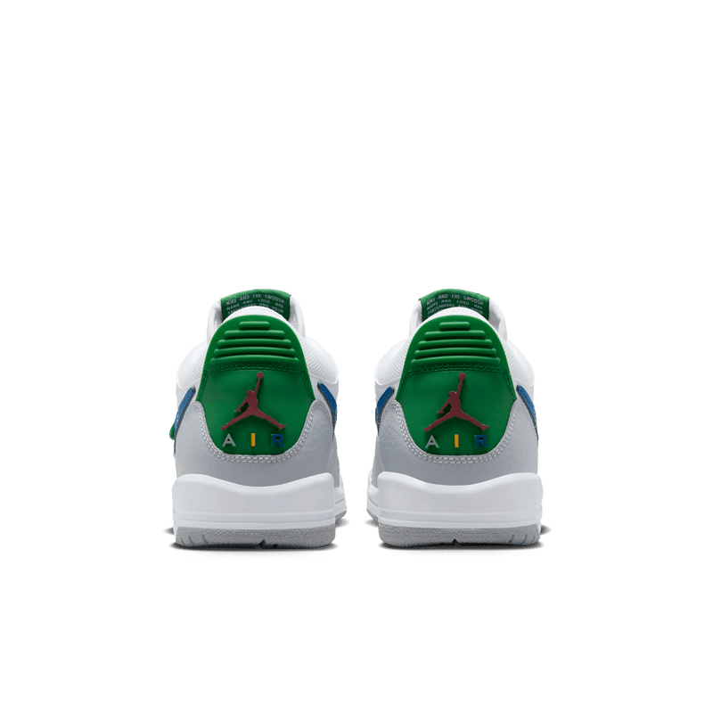 Big Kids' Air Jordan Legacy 312 Low "White Pine Industrial Blue"