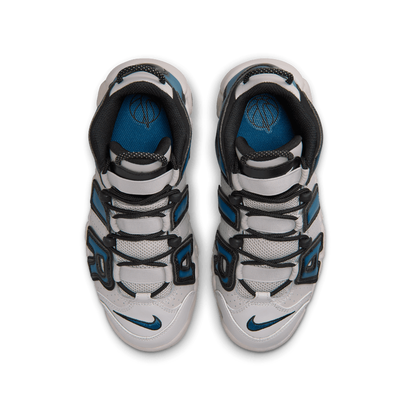 Big Kids' Nike Air More Uptempo "Industrial Blue-Iron Grey"