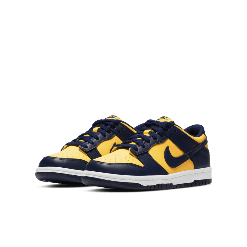 Big Kids' Nike Dunk Low "Michigan"