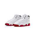 Big Kids' Jordan 6 Rings "White University Red"