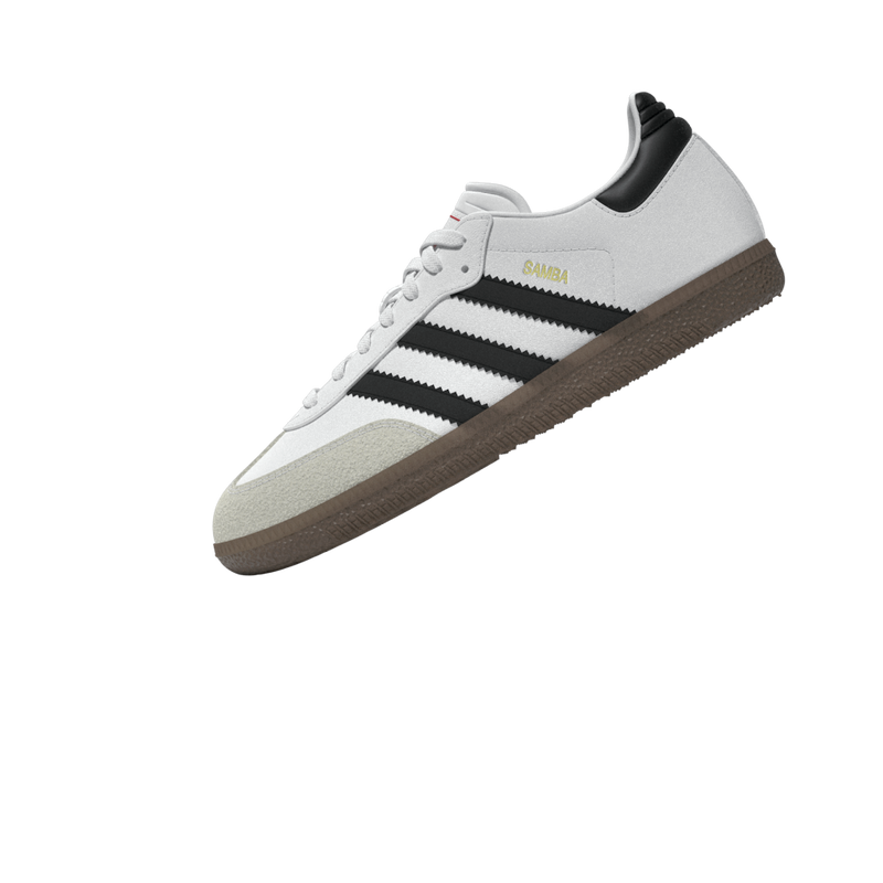 Big Kids' Adidas Samba Classic J "White Black Gum" (Unisex)