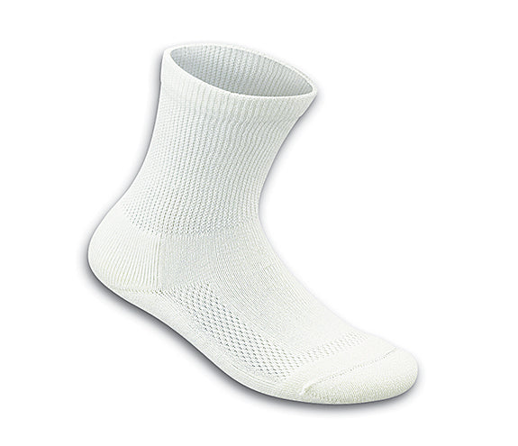 Unisex Orthofeet Biosoft Relaxed Fit Unisex Socks in White. Sku: SOCK3A2