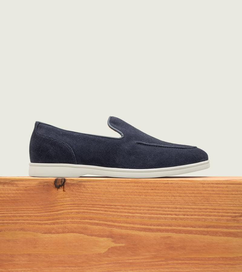Navy Suede