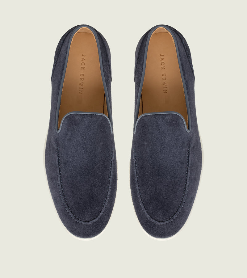 Navy Suede