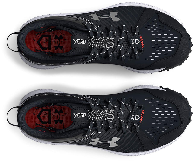 Boys' Under Armour Yard Turf Jr. Cleats "Black White"