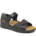 Quarter turn Women's Ziera Footwear style name Bronn-W in color Black. Sku: ZR11070B75LE