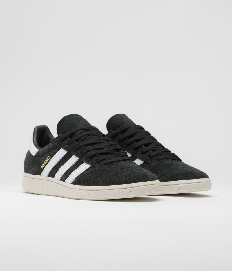 Adidas Busenitz Vintage Shoes in Core Black and FTWR White / Chalk White