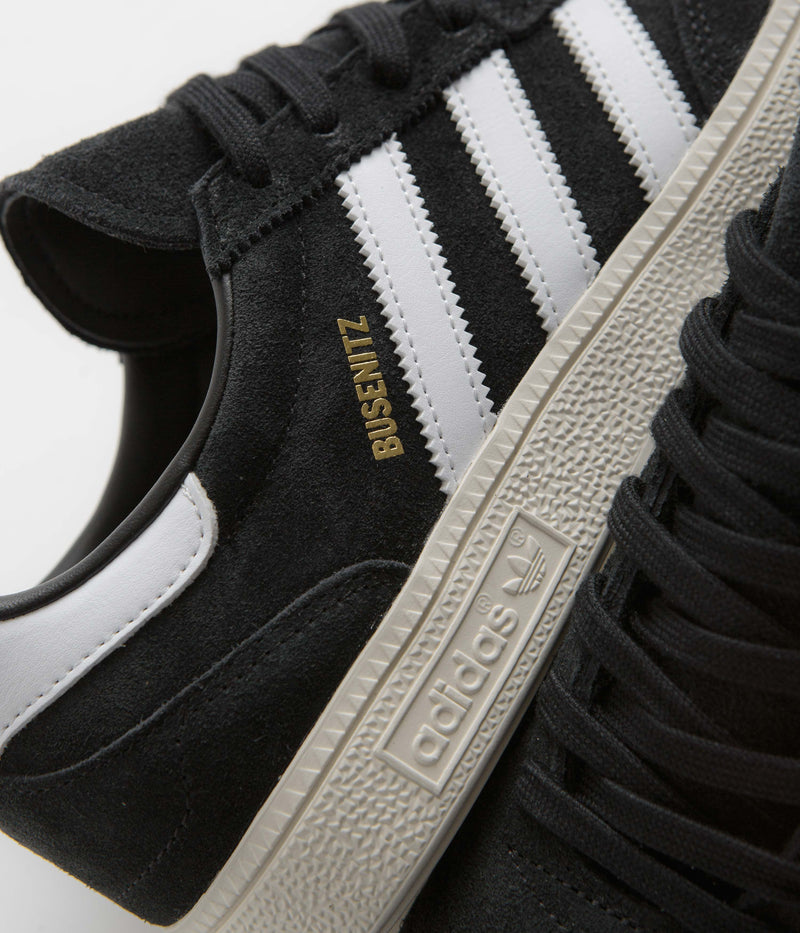 Adidas Busenitz Vintage Shoes in Core Black and FTWR White / Chalk White