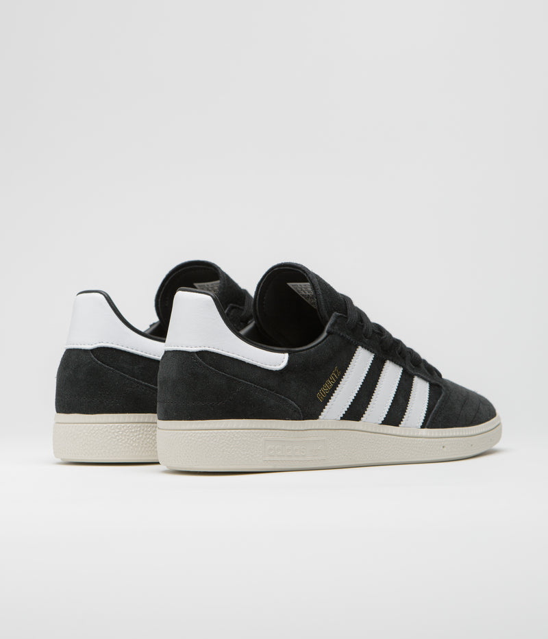 Adidas Busenitz Vintage Shoes in Core Black and FTWR White / Chalk White