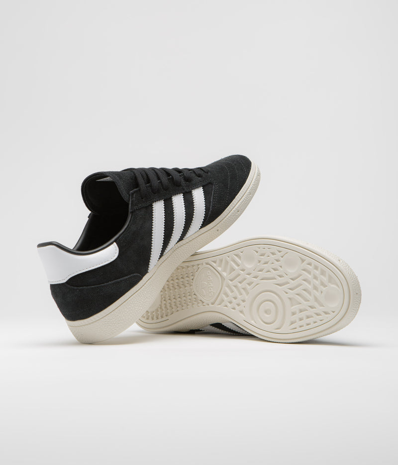 Adidas Busenitz Vintage Shoes in Core Black and FTWR White / Chalk White