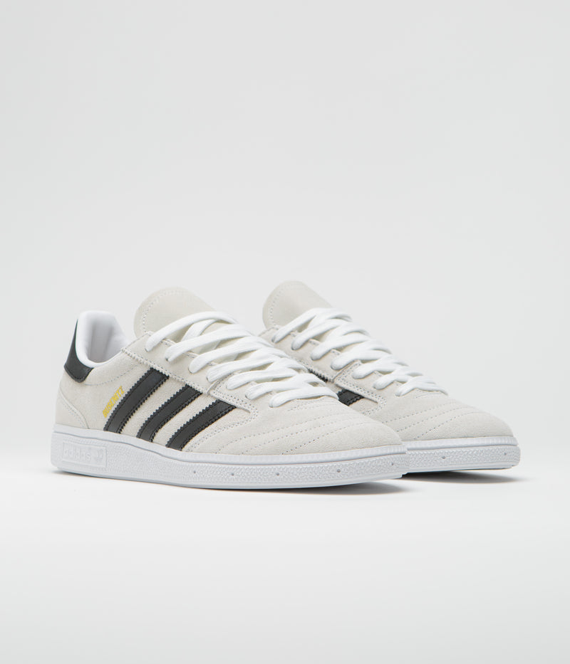 Adidas Busenitz Vintage Shoes in Crystal White and Core Black / FTWR White