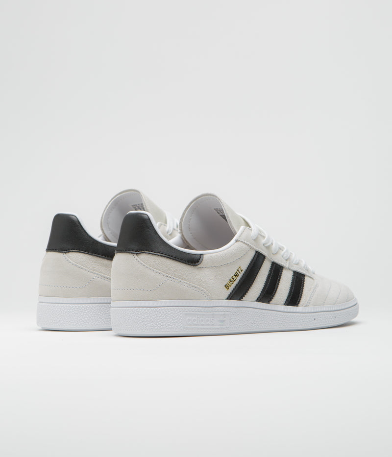 Adidas Busenitz Vintage Shoes in Crystal White and Core Black / FTWR White