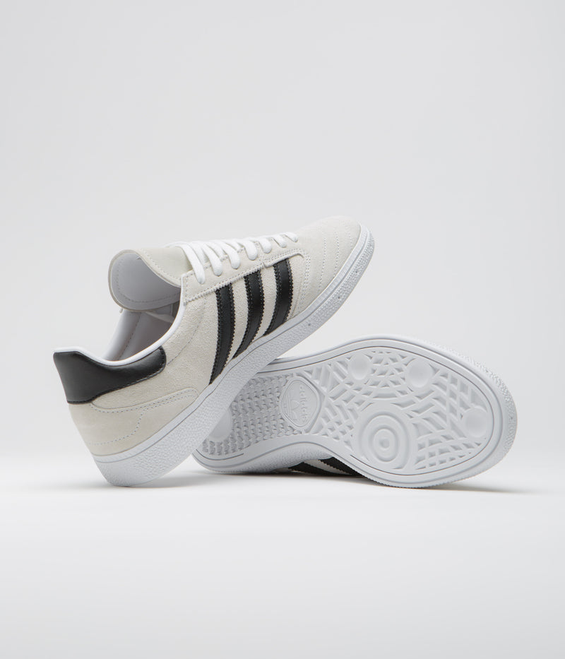 Adidas Busenitz Vintage Shoes in Crystal White and Core Black / FTWR White