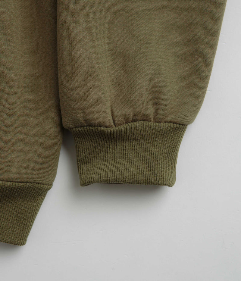 Butter Goods Terrain Zip-Thru Hoodie in Army