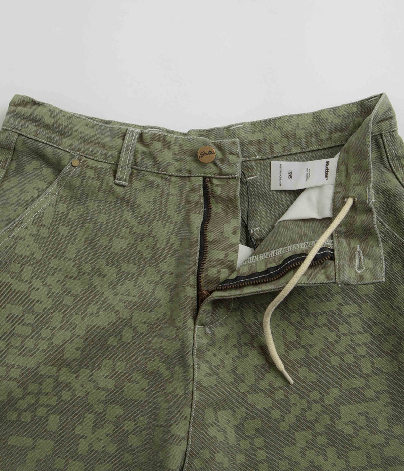 Butter Goods Work Shorts in Army