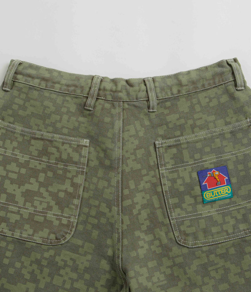 Butter Goods Work Shorts in Army