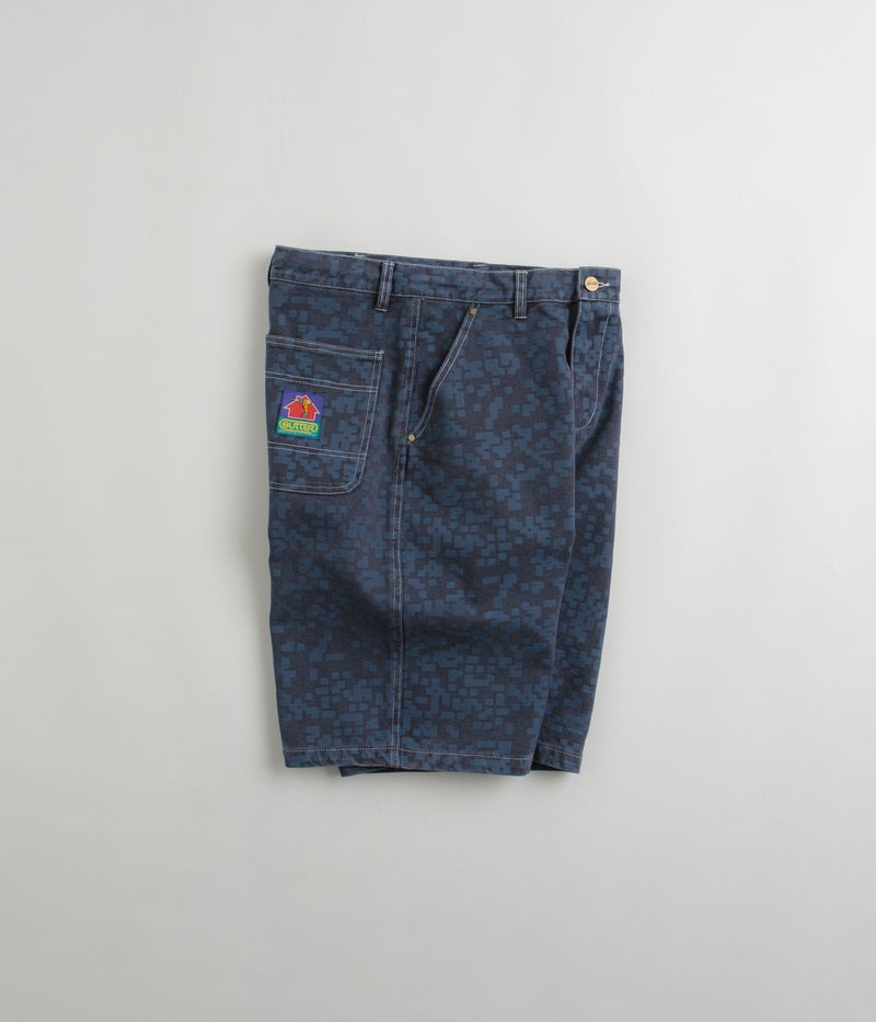 Butter Goods Work Shorts in Slate Blue