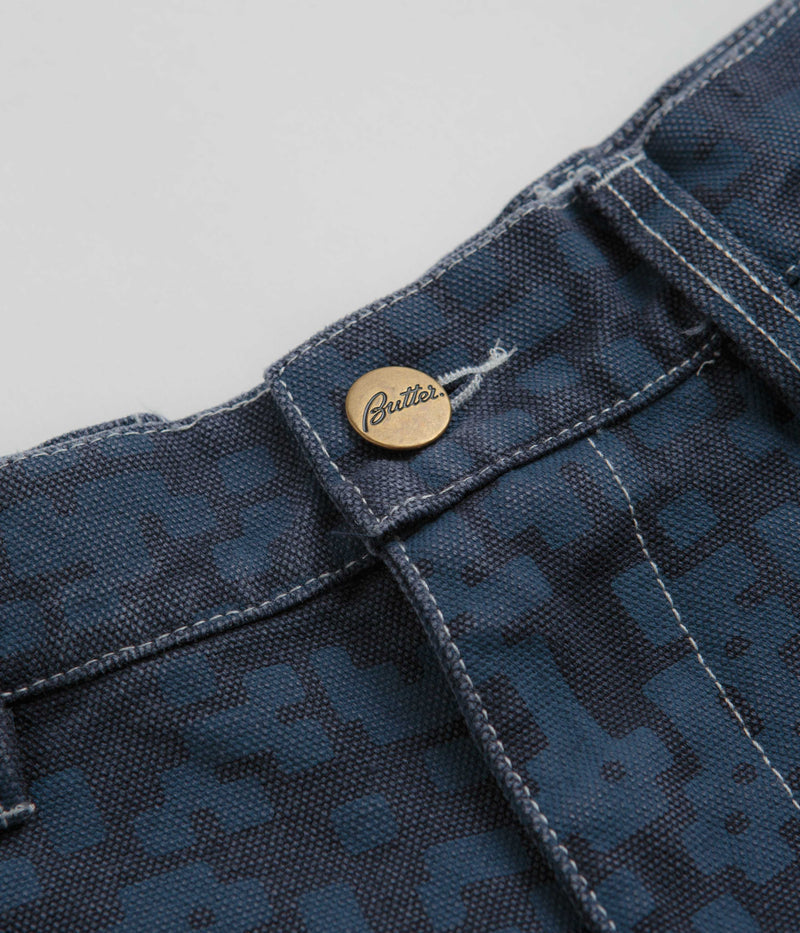 Butter Goods Work Shorts in Slate Blue