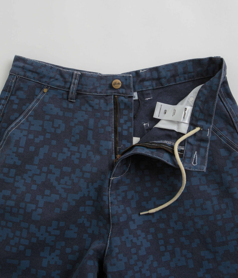 Butter Goods Work Shorts in Slate Blue