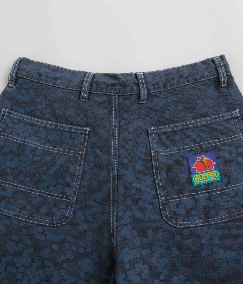 Butter Goods Work Shorts in Slate Blue