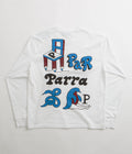 by Parra Chair Pencil Long Sleeve T-Shirt in White