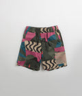 by Parra Distorted Camo Shorts in Pink