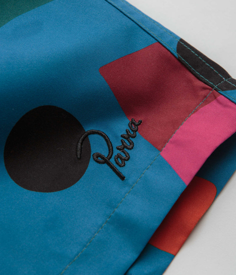 by Parra Distorted Water Swim Shorts in Multi