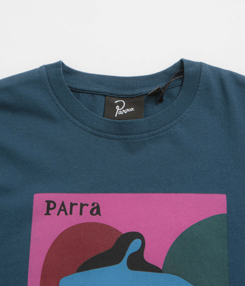 by Parra Distortion Table T-Shirt in Navy Blue
