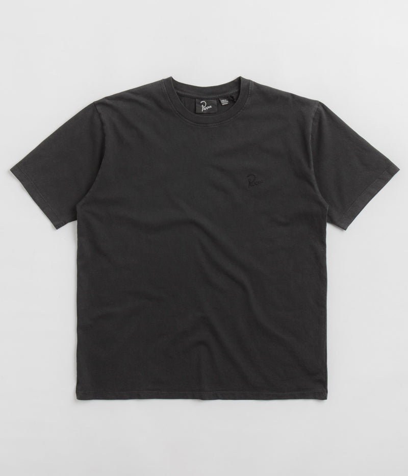 by Parra Script Logo T-Shirt in Washed Black